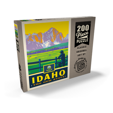 Darstellung des Puzzle Motivs Idaho: The Gem State 200 Puzzle Schachtel Ansicht2