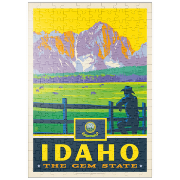 Darstellung des Puzzle Motivs puzzleplate Idaho: The Gem State 200 Puzzle