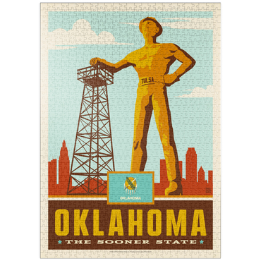Darstellung des Puzzle Motivs puzzleplate Oklahoma: The Sooner State 1000 Puzzle