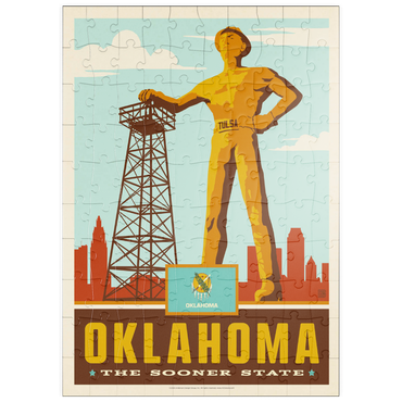 Darstellung des Puzzle Motivs puzzleplate Oklahoma: The Sooner State 100 Puzzle