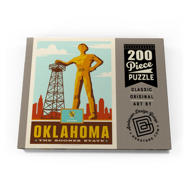 Darstellung des Puzzle Motivs Oklahoma: The Sooner State 200 Puzzle Schachtel Ansicht3