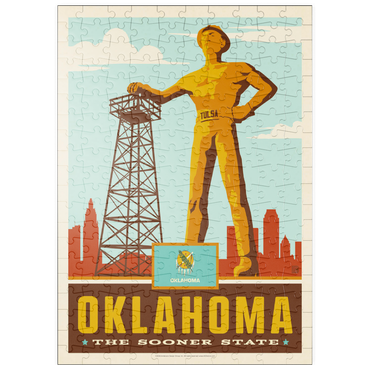 Darstellung des Puzzle Motivs puzzleplate Oklahoma: The Sooner State 200 Puzzle