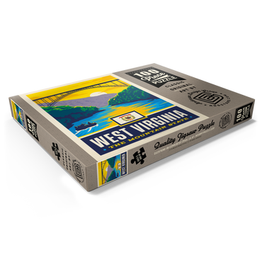 Darstellung des Puzzle Motivs West Virginia: The Mountain State 100 Puzzle Schachtel Ansicht1