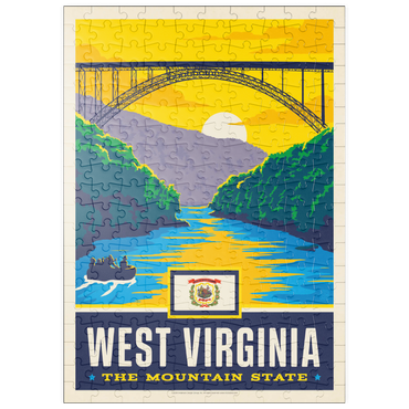 Darstellung des Puzzle Motivs puzzleplate West Virginia: The Mountain State 200 Puzzle