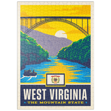 Darstellung des Puzzle Motivs puzzleplate West Virginia: The Mountain State 500 Puzzle