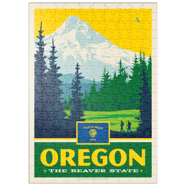 Darstellung des Puzzle Motivs puzzleplate Oregon: The Beaver State 200 Puzzle