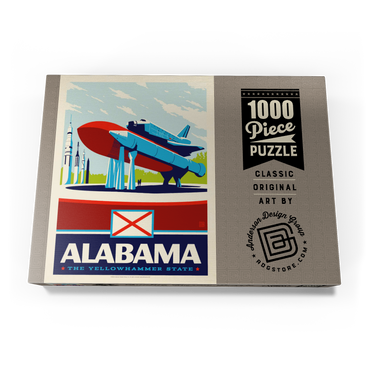 Darstellung des Puzzle Motivs Alabama: The Yellowhammer State 1000 Puzzle Schachtel Ansicht3