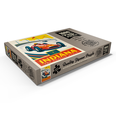 Darstellung des Puzzle Motivs Indiana: The Hoosier State 1000 Puzzle Schachtel Ansicht1