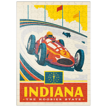 Darstellung des Puzzle Motivs puzzleplate Indiana: The Hoosier State 200 Puzzle