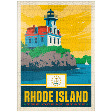 Darstellung des Puzzle Motivs puzzleplate Rhode Island: The Ocean State 1000 Puzzle
