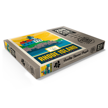 Darstellung des Puzzle Motivs Rhode Island: The Ocean State 200 Puzzle Schachtel Ansicht1