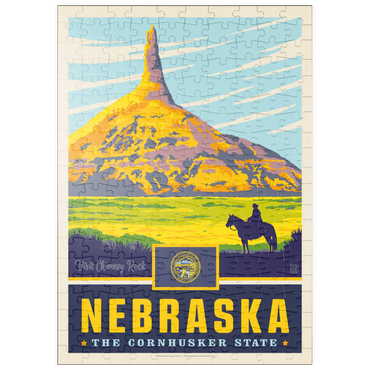 Darstellung des Puzzle Motivs puzzleplate Nebraska: The Cornhusker State 200 Puzzle