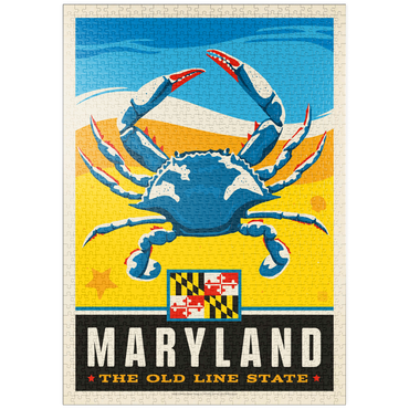 Darstellung des Puzzle Motivs puzzleplate Maryland: The Old Line State 1000 Puzzle