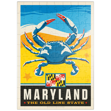Darstellung des Puzzle Motivs puzzleplate Maryland: The Old Line State 100 Puzzle