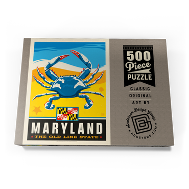 Darstellung des Puzzle Motivs Maryland: The Old Line State 500 Puzzle Schachtel Ansicht3