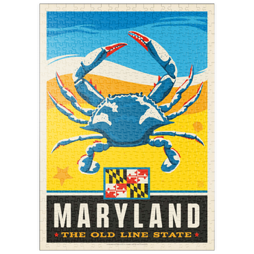 Darstellung des Puzzle Motivs puzzleplate Maryland: The Old Line State 500 Puzzle