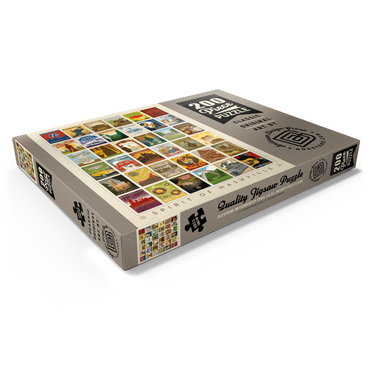 Darstellung des Puzzle Motivs Spirit of Nashville, Collector’s Print, Vintage Poster 200 Puzzle Schachtel Ansicht1