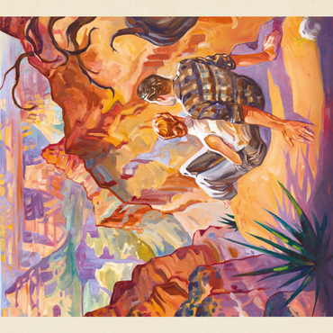 Darstellung des Puzzle Motivs Grand Canyon National Park: A Grand Vista, Vintage Poster 200 Puzzle 3D Modell