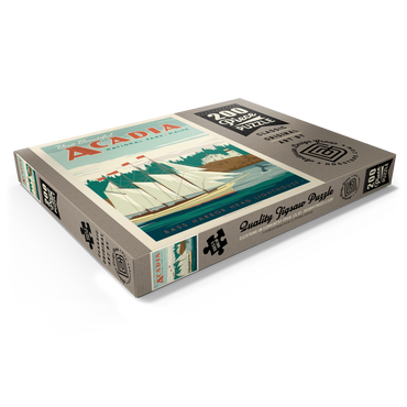 Darstellung des Puzzle Motivs Acadia National Park: Bass Harbor Head, Vintage Poster 200 Puzzle Schachtel Ansicht1