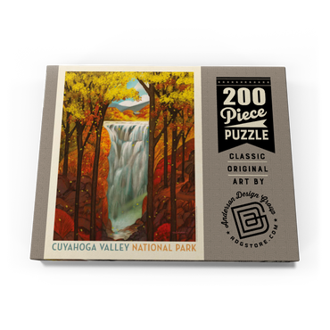 Darstellung des Puzzle Motivs Cuyahoga Valley National Park: Autumn Glory, Vintage Poster 200 Puzzle Schachtel Ansicht3