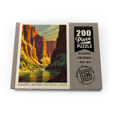 Darstellung des Puzzle Motivs Grand Canyon National Park: Refreshing Shade, Vintage Poster 200 Puzzle Schachtel Ansicht3