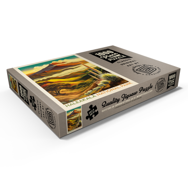 Darstellung des Puzzle Motivs Haleakalā National Park: Above The Clouds, Vintage Poster 1000 Puzzle Schachtel Ansicht1