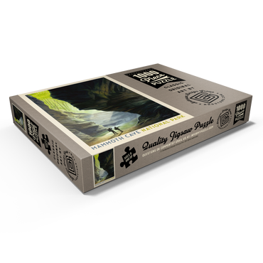 Darstellung des Puzzle Motivs Mammoth Cave National Park: The Light Of Day, Vintage Poster 1000 Puzzle Schachtel Ansicht1