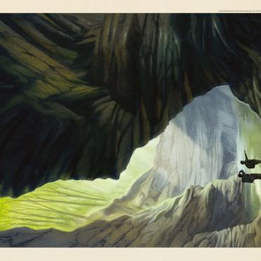 Darstellung des Puzzle Motivs Mammoth Cave National Park: The Light Of Day, Vintage Poster 1000 Puzzle 3D Modell