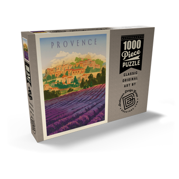 Darstellung des Puzzle Motivs France: Provence In The Afternoon, Vintage Poster 1000 Puzzle Schachtel Ansicht2