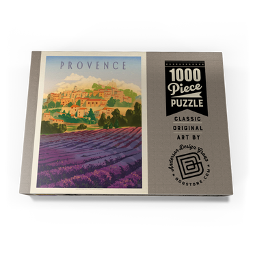 Darstellung des Puzzle Motivs France: Provence In The Afternoon, Vintage Poster 1000 Puzzle Schachtel Ansicht3