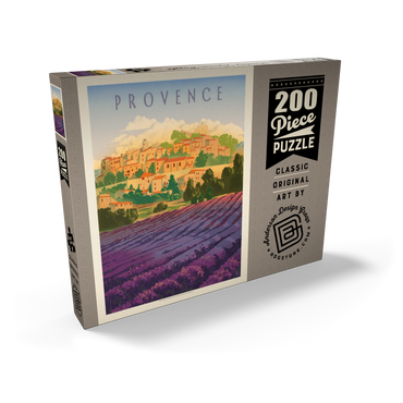 Darstellung des Puzzle Motivs France: Provence In The Afternoon, Vintage Poster 200 Puzzle Schachtel Ansicht2