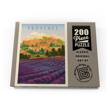 Darstellung des Puzzle Motivs France: Provence In The Afternoon, Vintage Poster 200 Puzzle Schachtel Ansicht3