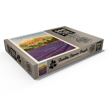 Darstellung des Puzzle Motivs France: Provence In The Afternoon, Vintage Poster 500 Puzzle Schachtel Ansicht1