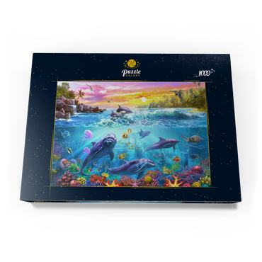 Darstellung des Puzzle Motivs Magnificent Undersea World 1000 Puzzle Schachtel Ansicht3