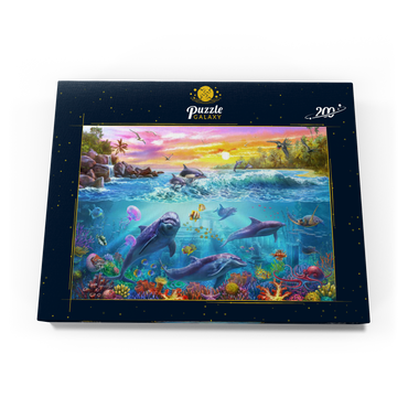 Darstellung des Puzzle Motivs Magnificent Undersea World 200 Puzzle Schachtel Ansicht3
