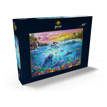 Darstellung des Puzzle Motivs Magnificent Undersea World 500 Puzzle Schachtel Ansicht2