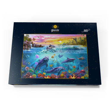 Darstellung des Puzzle Motivs Magnificent Undersea World 500 Puzzle Schachtel Ansicht3