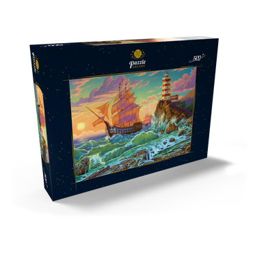 Darstellung des Puzzle Motivs Beautiful Masterpiece 500 Puzzle Schachtel Ansicht2