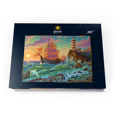 Darstellung des Puzzle Motivs Beautiful Masterpiece 500 Puzzle Schachtel Ansicht3