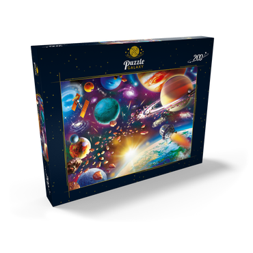 Darstellung des Puzzle Motivs Sunrise in Space 200 Puzzle Schachtel Ansicht2