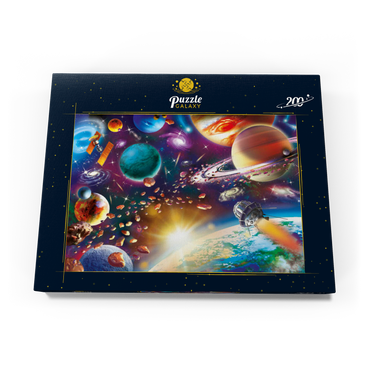 Darstellung des Puzzle Motivs Sunrise in Space 200 Puzzle Schachtel Ansicht3