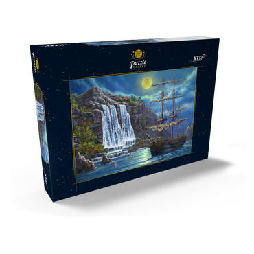 Darstellung des Puzzle Motivs Ship in the Night 1000 Puzzle Schachtel Ansicht2
