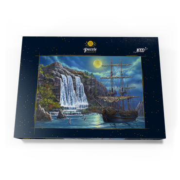 Darstellung des Puzzle Motivs Ship in the Night 1000 Puzzle Schachtel Ansicht3