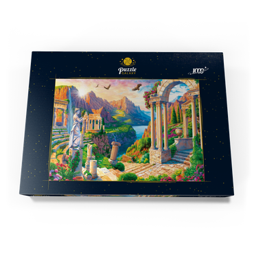 Darstellung des Puzzle Motivs Antique City 1000 Puzzle Schachtel Ansicht3