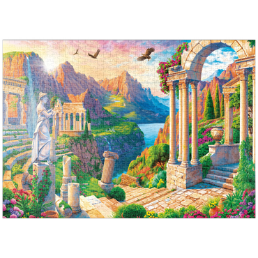 Darstellung des Puzzle Motivs puzzleplate Antique City 1000 Puzzle