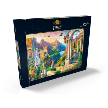 Darstellung des Puzzle Motivs Antique City 100 Puzzle Schachtel Ansicht2