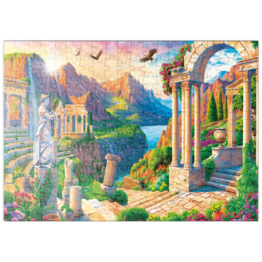 Darstellung des Puzzle Motivs puzzleplate Antique City 200 Puzzle