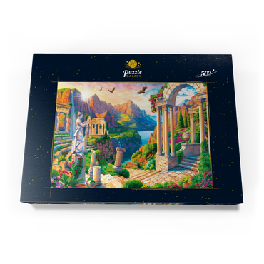 Darstellung des Puzzle Motivs Antique City 500 Puzzle Schachtel Ansicht3