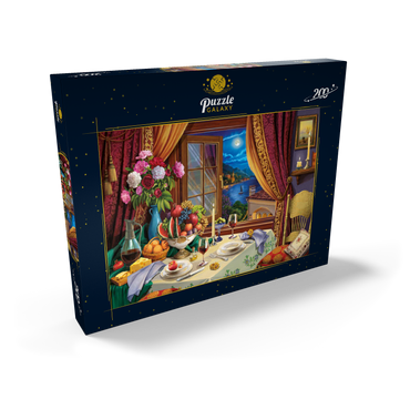 Darstellung des Puzzle Motivs Romantic Dinner 200 Puzzle Schachtel Ansicht2