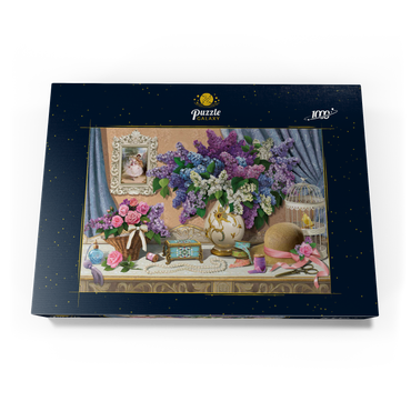 Darstellung des Puzzle Motivs Accessories & Lilac 1000 Puzzle Schachtel Ansicht3